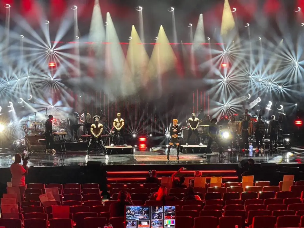 BMH live concert festival at night