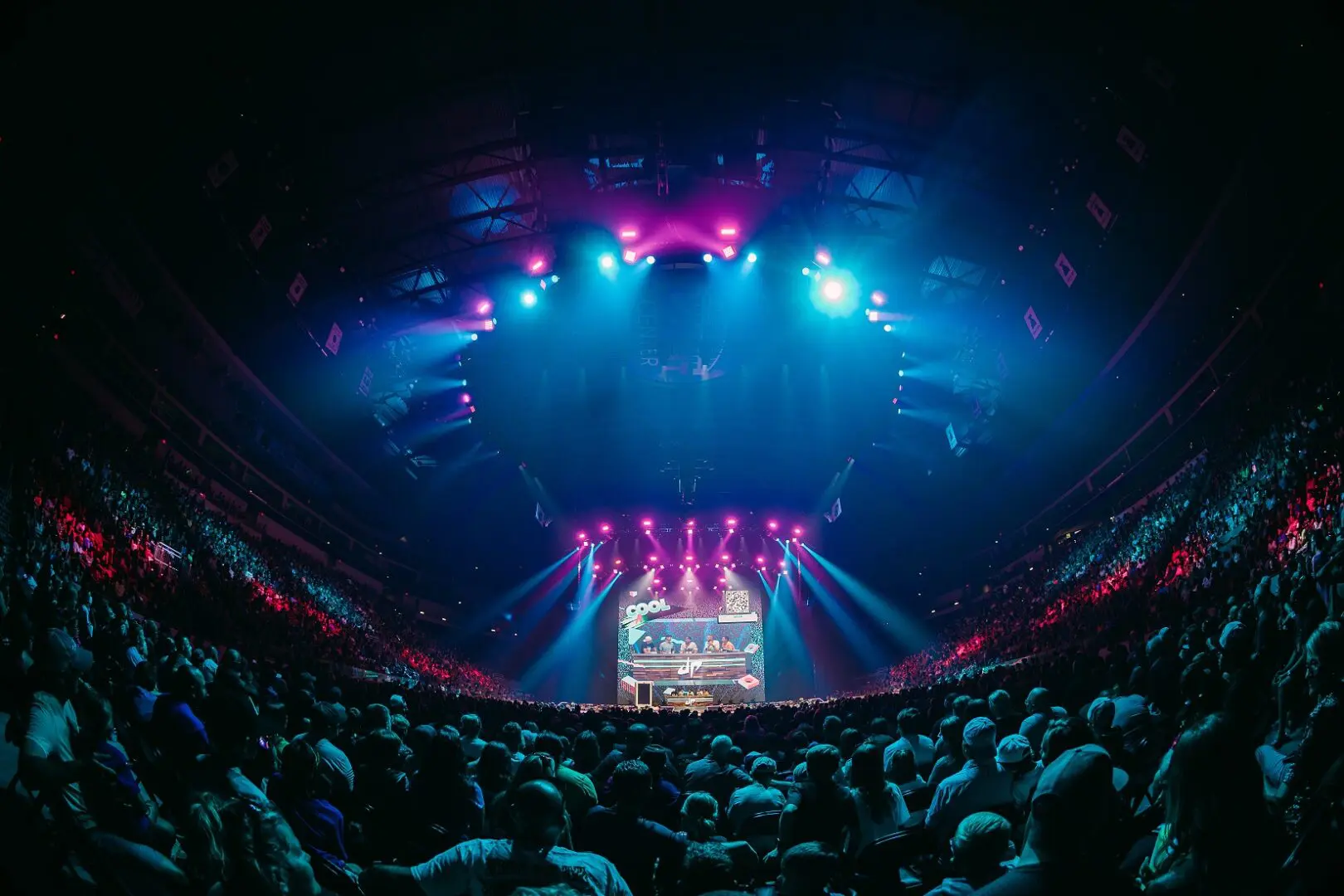 Picture of a basketball tournament opening