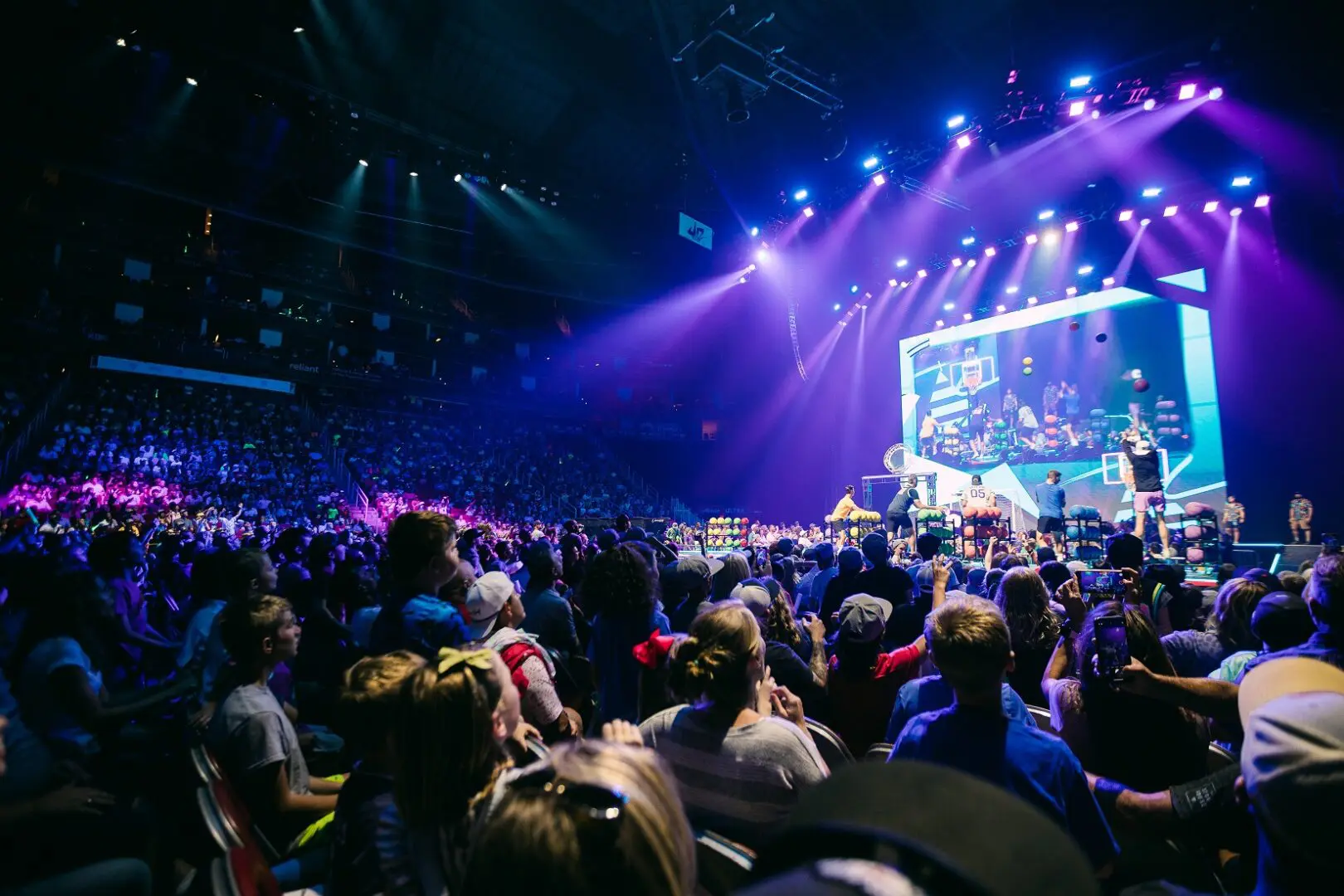 A beautiful sunset with vibrant orange and pink hues over a calm sea.
