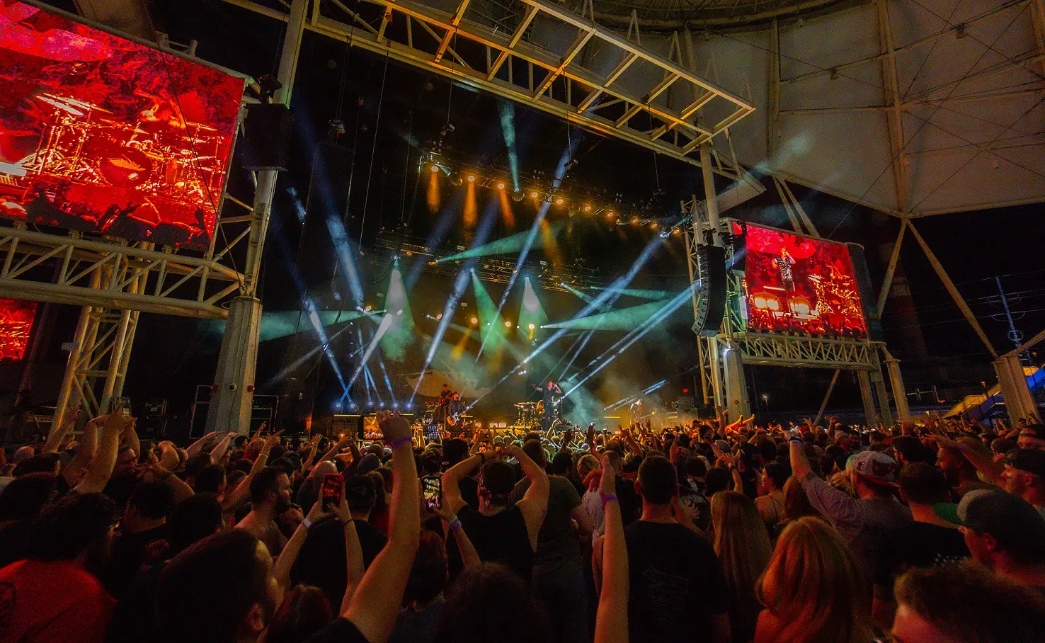A beautiful sunset with vibrant orange and pink hues over a calm sea.