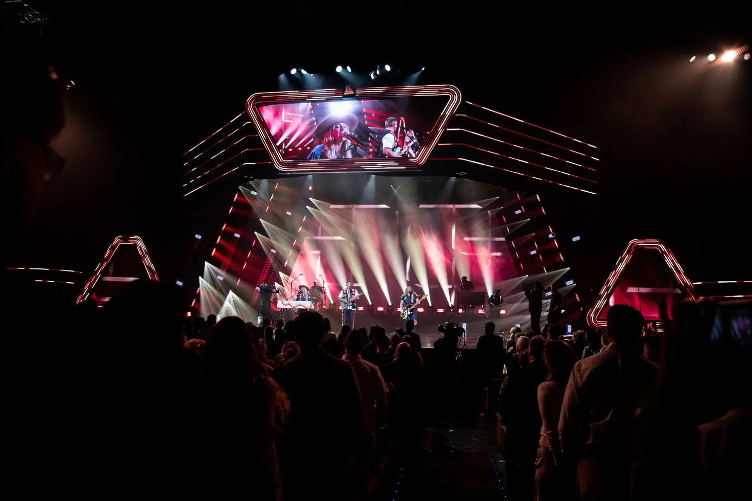 A beautiful sunset with vibrant orange and pink hues over a calm sea.