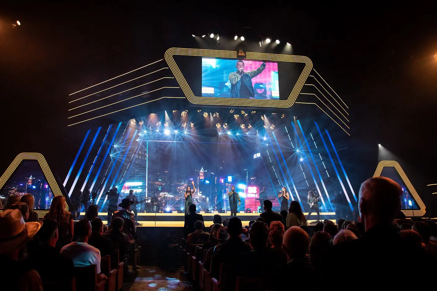 A beautiful sunset with vibrant orange and pink hues over a calm sea.