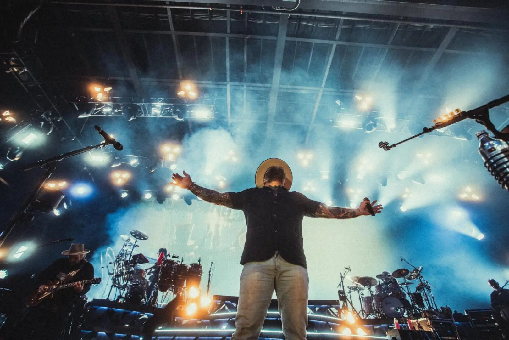 A beautiful sunset with vibrant orange and pink hues over a calm sea.