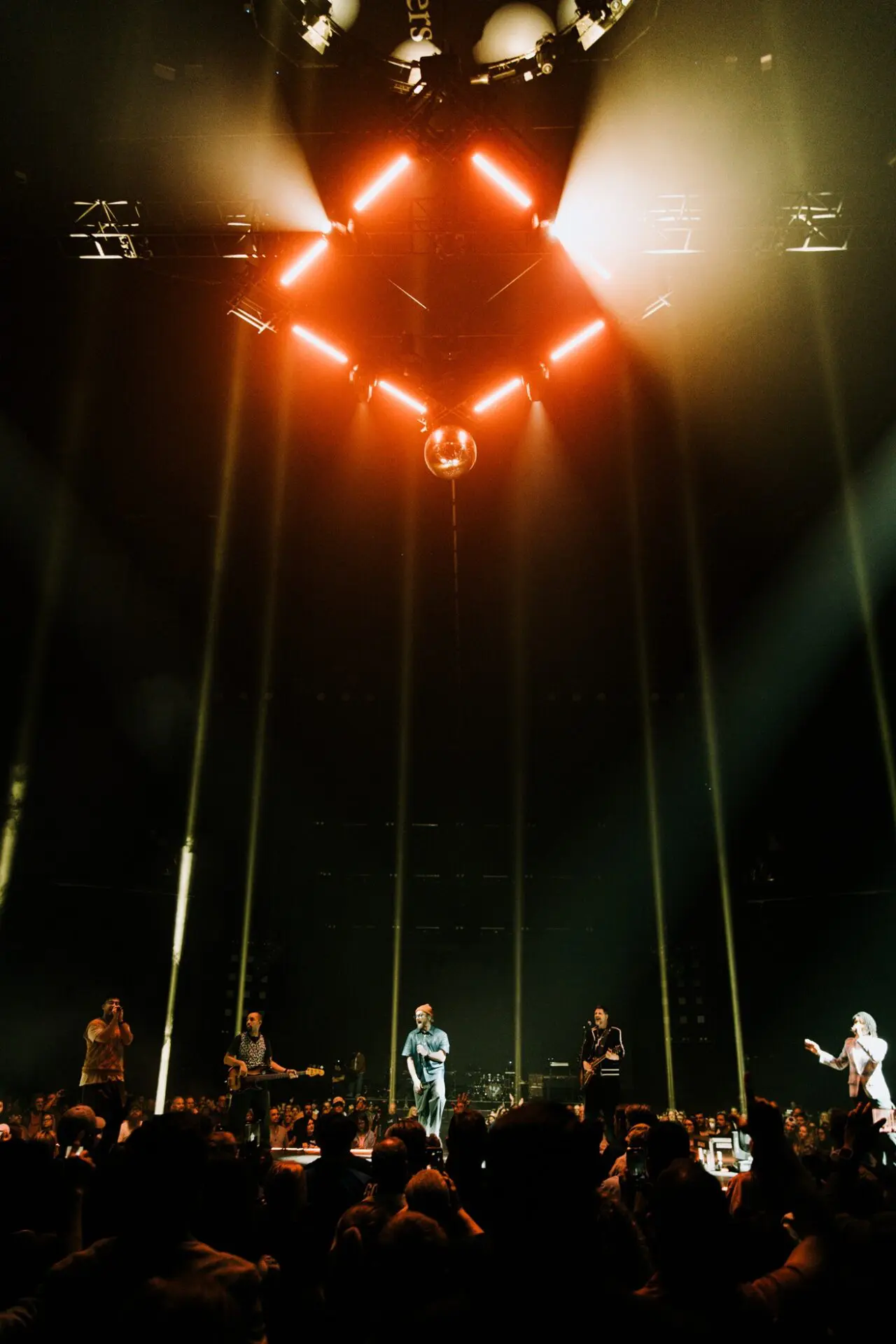 A beautiful sunset with vibrant orange and pink hues over a calm sea.