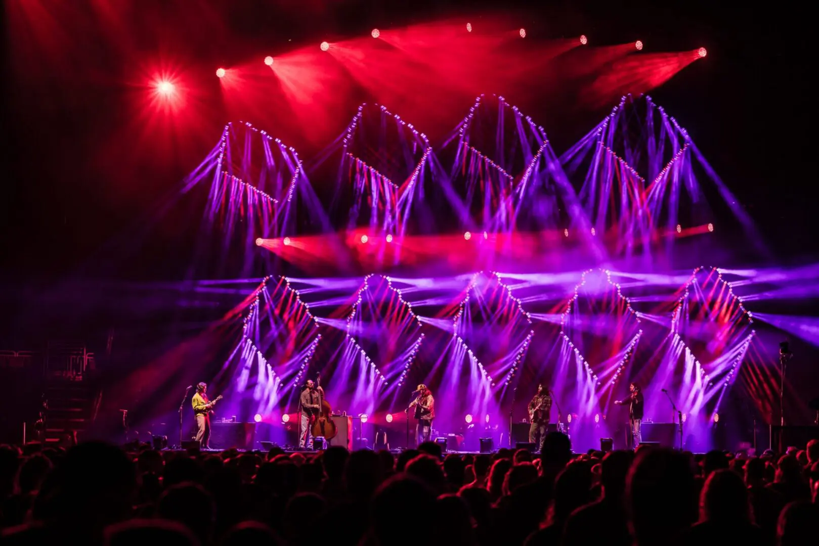 A beautiful sunset with vibrant orange and pink hues over a calm sea.