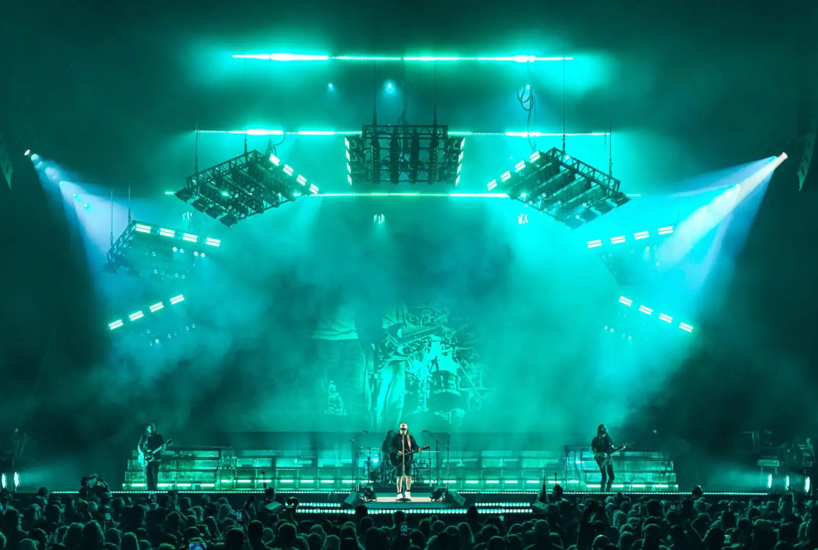 A beautiful sunset with vibrant orange and pink hues over a calm sea.