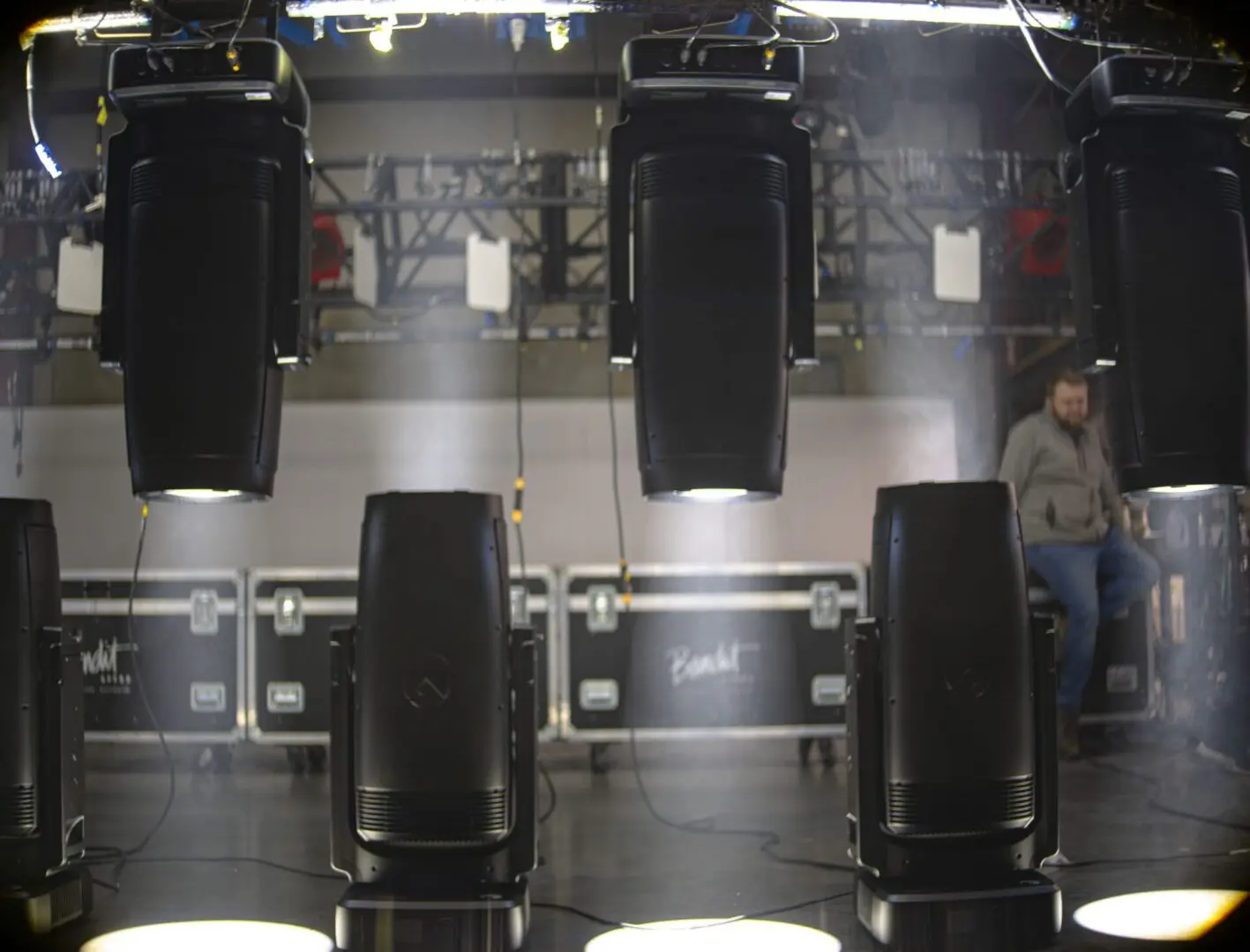 A beautiful sunset with vibrant orange and pink hues over a calm sea.