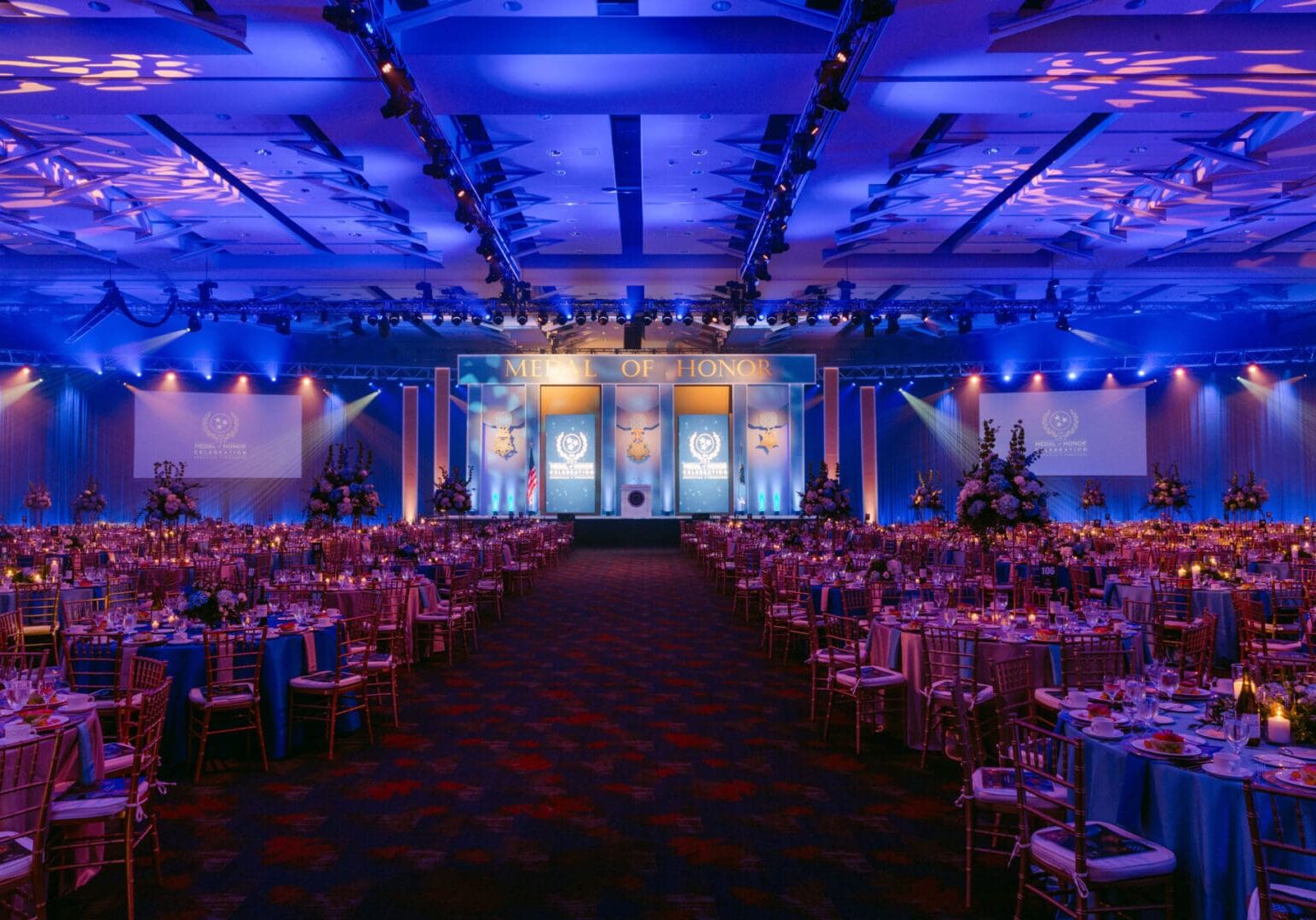Medal of Honor ceremony function room